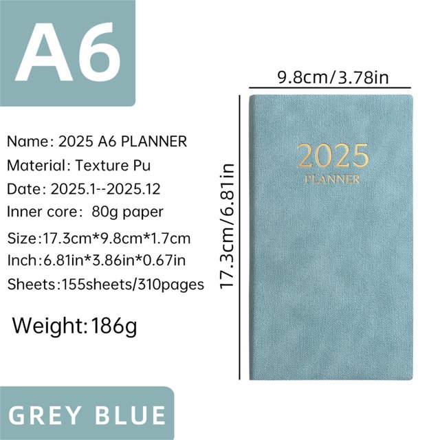 Precios de Descuento, Organizador de cuaderno mini A6, planificador diario, cuaderno, diario de viaje Akmoler