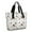 Halloween Spooky Icons-1, variant on Tote Bag for Women - Halloween Spooky Icons Pattern Shoulder Bag - Large Utility Work Duffle Bag with Zipper Handbag for Travel, Work, Sprots