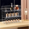 thumbnail image 2 of Acrylic Display Rack Stand Risers Free Standing Sunglasses Shelf counter display Jewelry Holders 20cmx10cmx30cm Three, 2 of 9