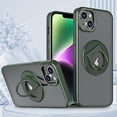 thumbnail image 1 of For Iphone 14 Rotating Ring Magnetic Holder Phone Case(black), 1 of 5