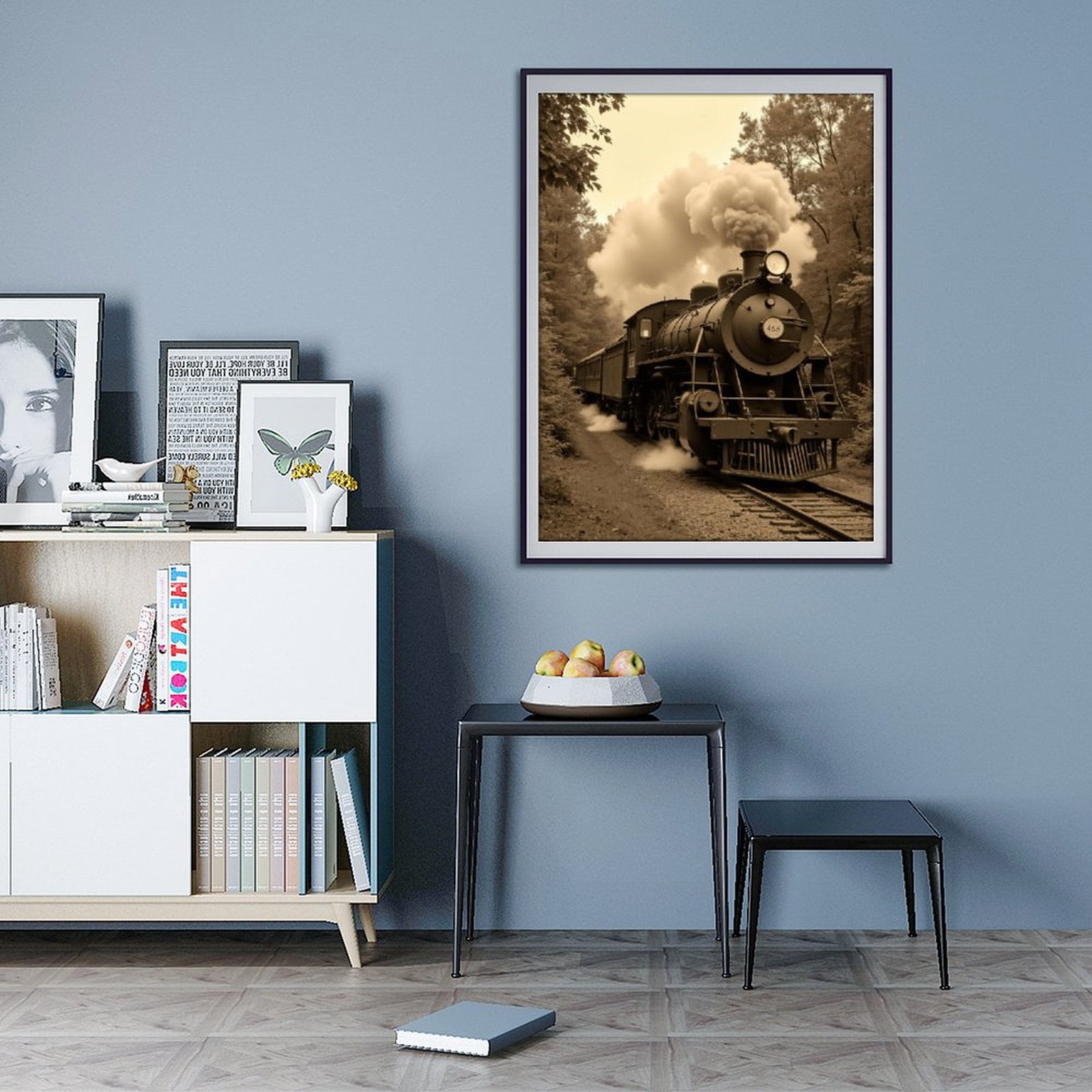 Diamond Art Kits for Adults - 5d Vintage Steam Train Journey Diamond Painting for Adults, Diamond Art for Adults Beginners, Diamond Painting Kits for Adults for Home Wall Decor