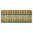 thumbnail image 1 of Guitar Kitchen Mat, Abstract Stringed Instruments on Horizontal Color Borders Modern Pattern Design, Plush Decorative Kitchen Mat with Non Slip Backing, 47" X 19", Multicolor, by Ambesonne, 1 of 1