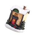 thumbnail image 1 of Bearachild Resin Christmas Scene Snow House LED Decoration Desktop Village Set Kits de decoración para fiestas Escribe un, 1 of 6