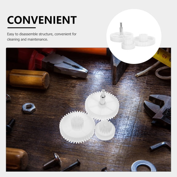 Raindrops Meat Replacement Gear Set with Stainless Steel and PP Combo for Home Kitchen Use