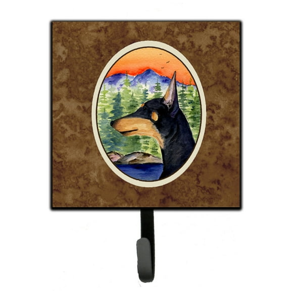 Carolines Treasures SS8433SH4 Manchester Terrier Leash Holder or Key Hook, Small, Multicolor