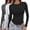 N, variant on Long Sleeve Shirts for Women, 3 Pack Women Y2K Basic Long Sleeve Top Slim Basic Tee Round Neck Dupe Crop Layering Slim Top Blouse Aesthetic Streetwear Tight Long Sleeve Shirts for Women N XS