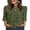 Green, variant on Blouses for Women Lace Tops Dressy 3/4 Length Sleeve Business Casual Outfits Vacation Spring Summer Clothes