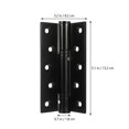 thumbnail image 2 of LOLIPPYY 1Jgo Bisagras Para Muebles Y Puertas De Inoxidable Negras Con Alta Resistencia, 2 of 8
