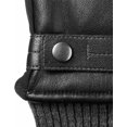 thumbnail image 2 of Isotoner Men's Faux Leather Sleek Heat Winter Gloves, 2 of 2