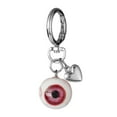 thumbnail image 2 of 1 PC Goth Keychain Horror Eyeball Bag Charms Halloween Accessories Gothic Heart keychain Key Ring Decor Cool Purse Charms for Men Women, 2 of 6