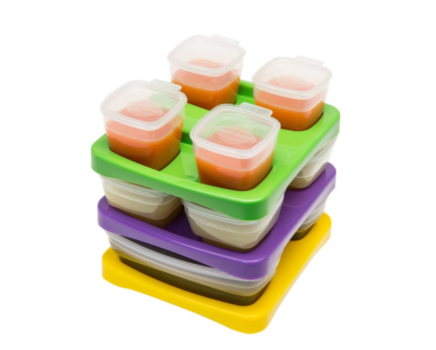 Trousse de départ de contenants d'alimentation pour bébé de Baby Cubes