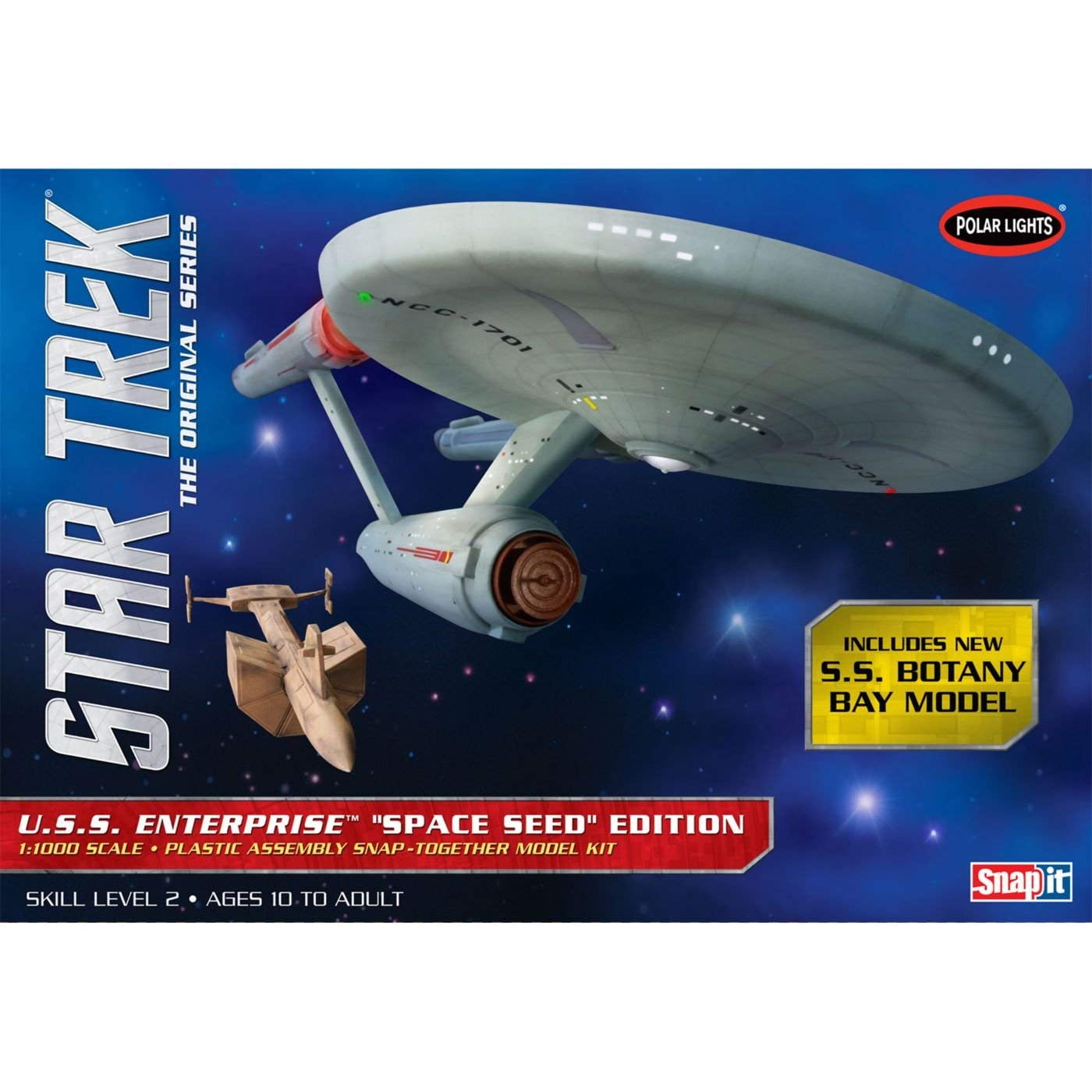 Star Trek Tos USS Enterprise Space Model Kit, Model Kit By