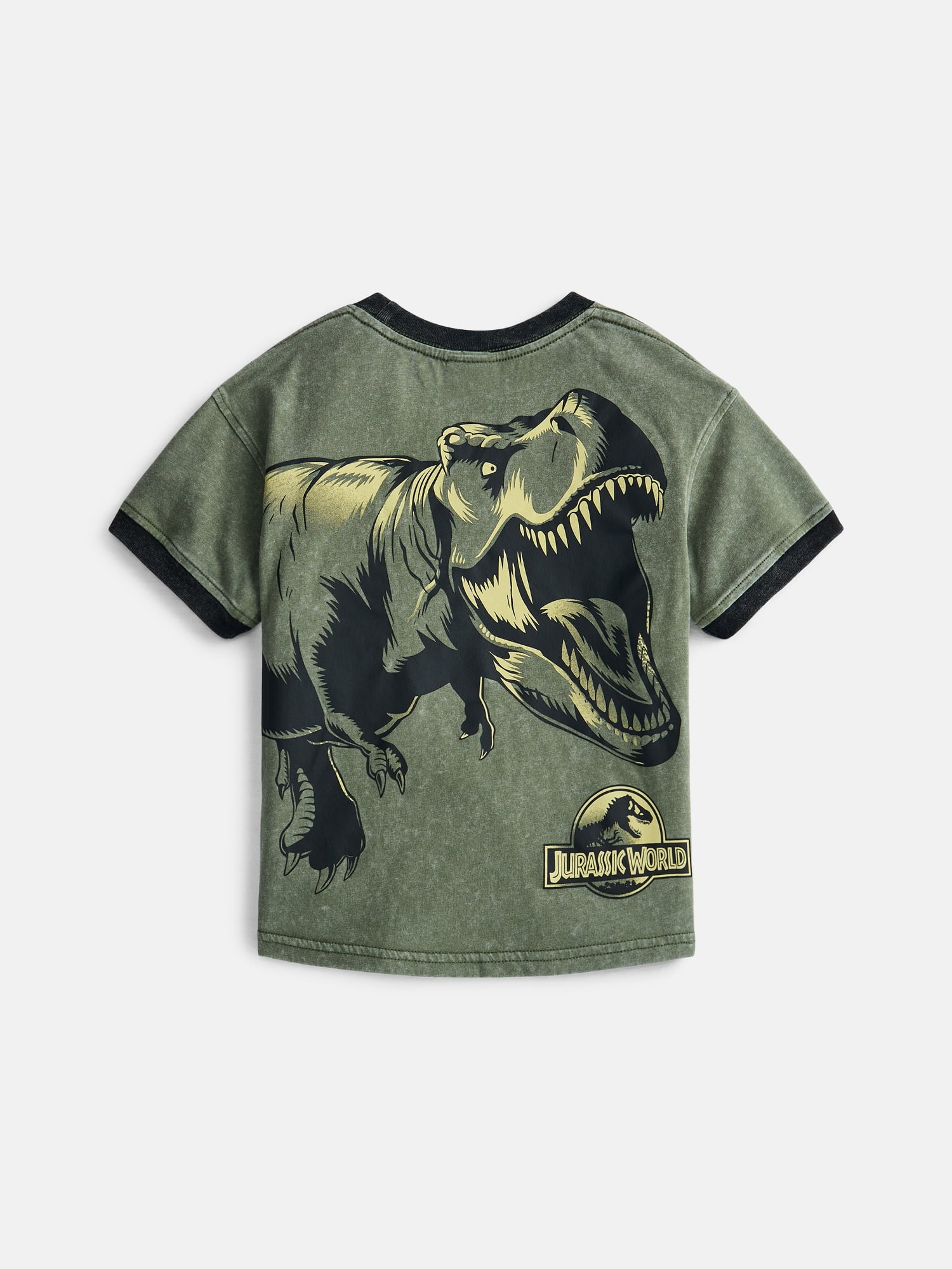 Jurassic World Toddler Boys Short Sleeve Graphic Tee and Matching Shorts Outfit Set, 2-Piece, Sizes 12M-5T