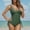 Green, variant on RYDCOT Junior One Piece Swimsuits for Teen Girls Women Mesh Swimsuit Tummy Control Bathing Suit Slimming Swimwear Bikini with Side Straps Sales