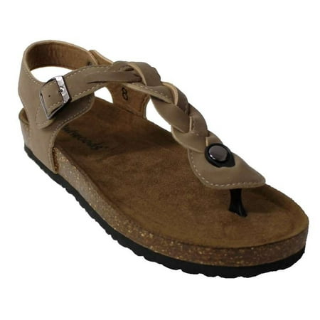 Outwoods - Outwoods Women's Bork 54 Braid Thong Buckle Sandal (Taupe ...