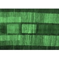 thumbnail image 1 of Ahgly Company Indoor Rectangle Abstract Emerald Green Contemporary Area Rugs, 5' x 8', 1 of 4