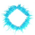 thumbnail image 2 of 1 yarda/36 pulgadas borde de flecos de s de gallo teñidas para sombrero de disfraz artesanía de costura Azul Macarena Ribete de flecos, 2 of 8
