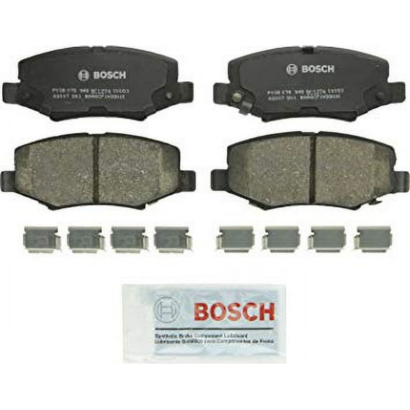 Bosch BC1274 QuietCast Premium Ceramic Disc Brake Pad Set For Dodge: 2007-2010 Nitro; Jeep: 2008-2012 Liberty, 2007-2017 Wrangler; Rear