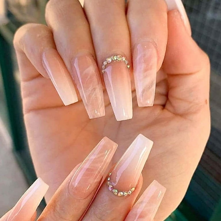 Ombre 2024 ballerina nails