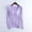 Purple, variant on Women's Sleep Shirts Modal Cotton Long Sleeve Blouses Solid Color Padded Soft Sleeps Tops