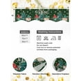 thumbnail image 4 of Christmas Tree Mantel Scarf Fireplace Decorations for Living Room, Green Gnomes Winter Xmas Snowflake Fireplace Mantel Scarf Cover Runner for Halloween/Thanksgiving/Christmas Decor 90"x17", 4 of 6