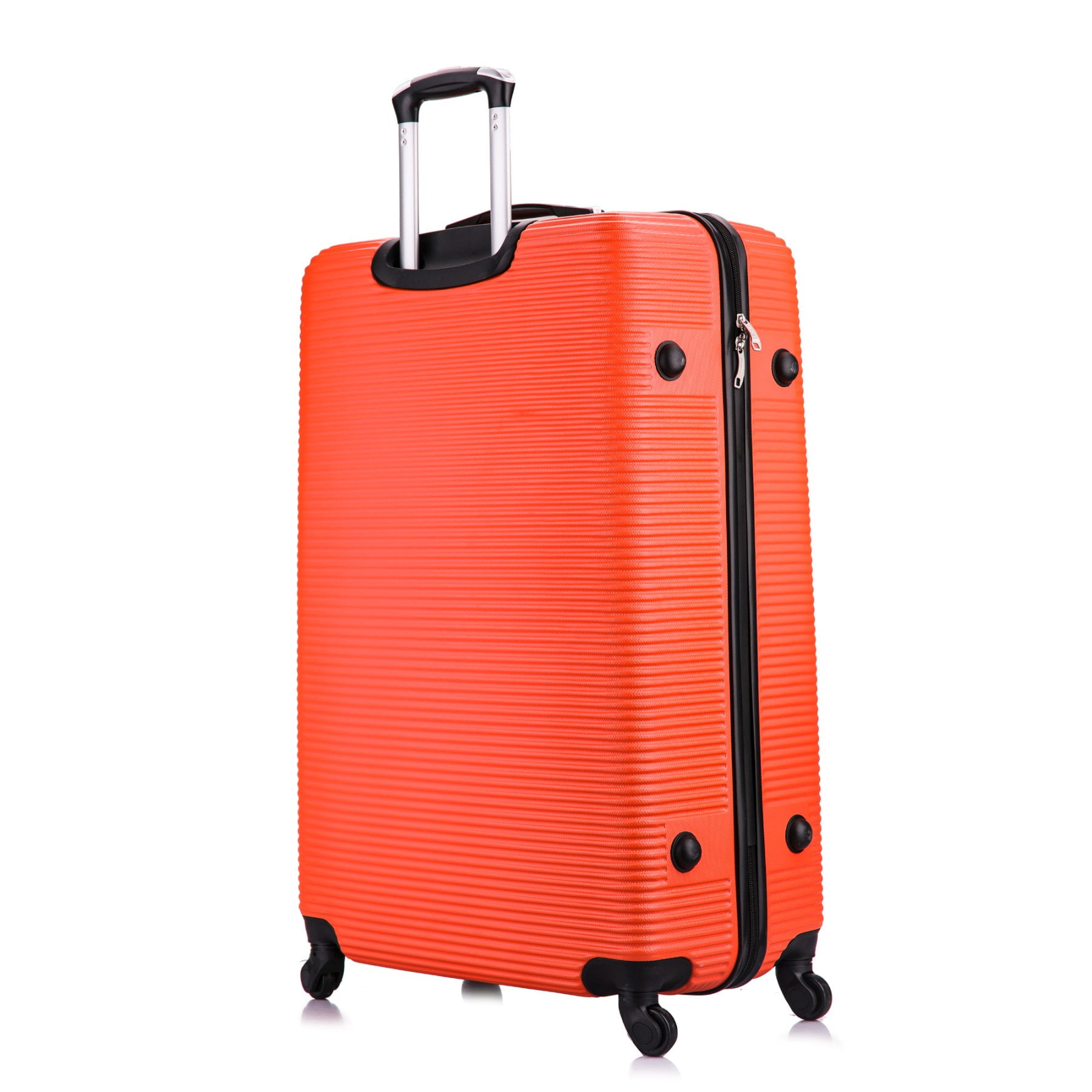 InUSA Royal 32" Hardside Lightweight Luggage with Spinner Wheels, Handle, and Trolley, Orange