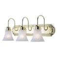 thumbnail image 1 of National Brand Alternative 671730 Decorative Vanity Fixture  Maximum Three 60 Watt Incandescent Medium Base Bulbs  24 In.  Polished Brass, 1 of 1
