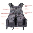 thumbnail image 4 of Bassdash Lightweight and Durable Unisex Fishing Vest Pack, One Size, Grey, 4 of 7