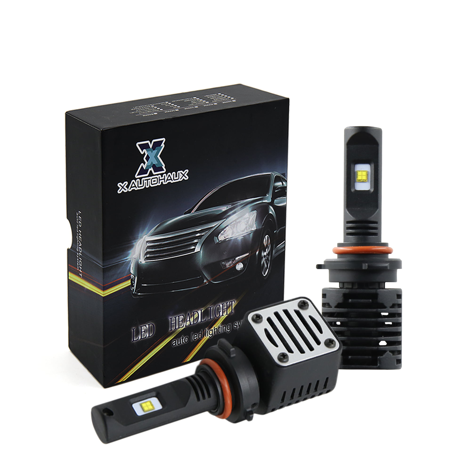 9005 LED Headlight bulbs 64W 8000LM 6500K Extremely Bright Car Headlamp Bulbs Conversion Kit 2-Pack HB3 