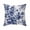 D, variant on Ouuluon Pillow Covers Soft Pillow Case, Blue Printed Cushion Case for Living Room Sofa Bedroom Waist Back Support Home Decor