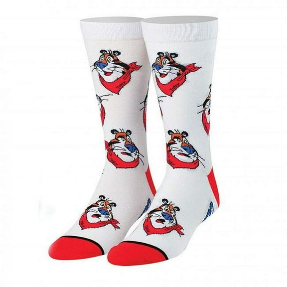 Cool Socks Novelty Crew Socks Men's Women's, Tony the Tiger, Graphic Print, Large