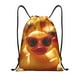 thumbnail image 1 of Fotbe Sunglasses Yellow Duck Bolsa Mochila con Cordón Estampada, Bolsa de Gimnasio Deportiva, Bolsa Cinch, Bolsa con Cordón para Hombres y Mujeres-Small, 1 of 6