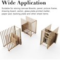 thumbnail image 7 of Art Storage Rack, Art Canvas Storage, Canvas Boards Rack Art Storage with Handle & Caster Wheels for Drawing Board, Panel, Paper Pad for Art Studios, Artworks, Gallery, 7 of 7