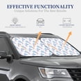 thumbnail image 4 of Balery 2 Piece Cute Poodle Dog Car Windshield Sun Shade|Foldable Front Windshield Shade for Car Front Window for Most Sedans SUV Truck-Large, 4 of 7