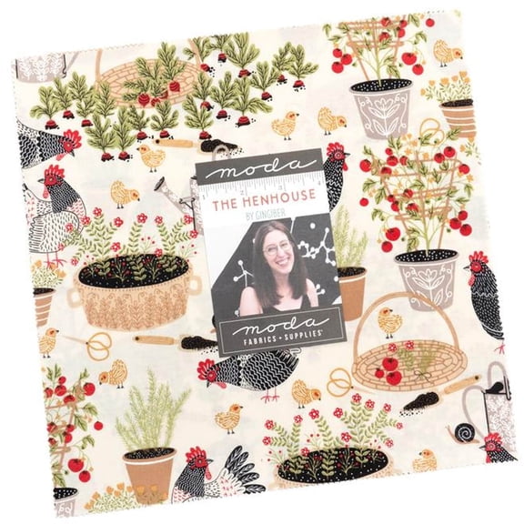 Moda - The Henhouse Layer Cake by Gingiber 42 pcs