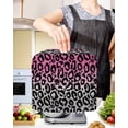 thumbnail image 2 of Pink Gray Ombre Leopard Stand Mixer Dust Cover with Storage Pocket & Handles,Modern Abstract Art Aesthetics Fits All Tilt Head & Bowl Lift Kitchen Appliance Cover Organizer Accessories,4.5-5 Quart, 2 of 6