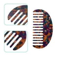 thumbnail image 4 of Unique Bargains 2Pcs Hair Comb Wide Tooth Anti-Static Thick Curly Hair Detangling Comb Blue, Purple, 4 of 7