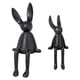 thumbnail image 4 of 2 Estatuas Decorativas De Conejo Sentado De Cerámica Para Estante, Adorno Para Sala De Estar, 4 of 8