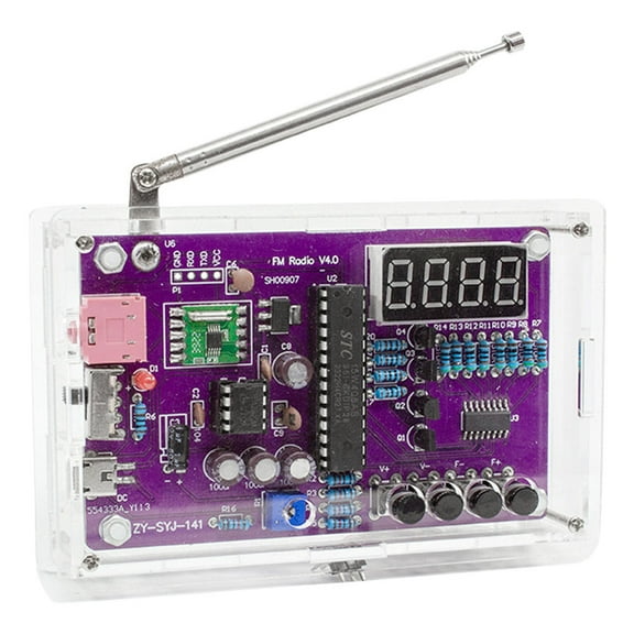 IBASETOY Soldering Iron Kit Radio Assembly Kit Stainless Steel Soldering Practice for Students 1 Set