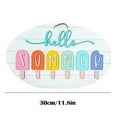 thumbnail image 3 of Pedty Welcome Hanging Door Sign 1Pc Door Hanging Decoration Summer Door Hanger Popsicle Door Hanger Hello Summer Door Hanger Shiplap Door Hanger Hello Summer Sign Popsicle Sign Summer Sign,House, 3 of 6
