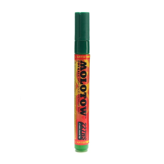 One4All Acrylic Paint Markers 4 mm, mister green, 096 (pack of 3)