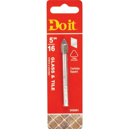 

Do it 5/16 In. x 2-7/8 In. Carbide Glass & Tile Drill Bit
