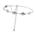 thumbnail image 2 of Cadena de cintura para el vientre Cadena de cintura de metal de múltiples capas Cadena de playa para mujeres y niñas Estilo E Yuyangstore Cinturón de cadena de cintura, 2 of 8