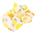 thumbnail image 5 of Camisa para Perros Ropa para Mascotas Lavable a la Moda Transpirable y Agradable para la Piel para Primavera Verano XZCS17 Amarillo limón L, 5 of 5