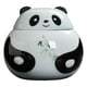 thumbnail image 1 of Tarro hermético de cerámica con tapa y diseño de panda, 1 of 7