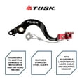 thumbnail image 3 of Tusk L33-1006RD Aluminum Brake Pedal Red Tip, 3 of 7