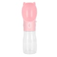 thumbnail image 2 of Botella de agua para perros, a prueba de fugas, apta para lavavajillas, portátil, para gatos, cachorros y conejos, 380 ml, color rosa S, 2 of 14