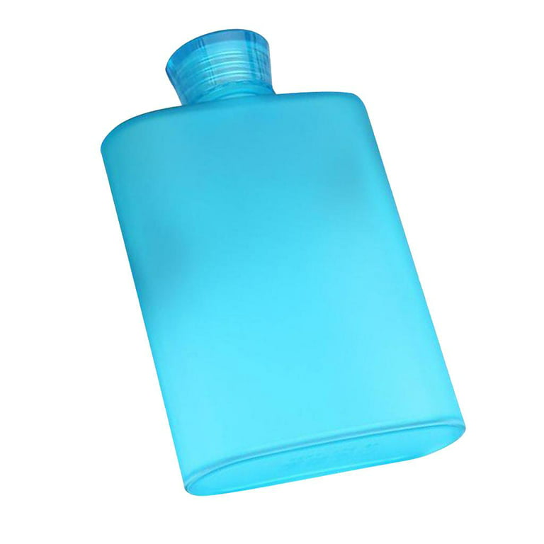 Reusable Small Drinking Water Bottle Plastic Travel Camping, Blue