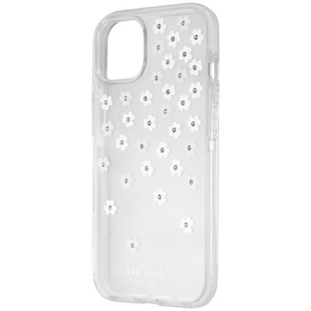 Kate Spade Protective Hardshell Case Scattered Flowers Iridescent for iPhone 13 Cases
