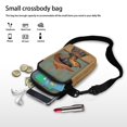 thumbnail image 7 of HELLHERO US Flag Small Crossbody Purse for Women with Zipper Shoulder Purse Polyester Leakproof, 7 of 7